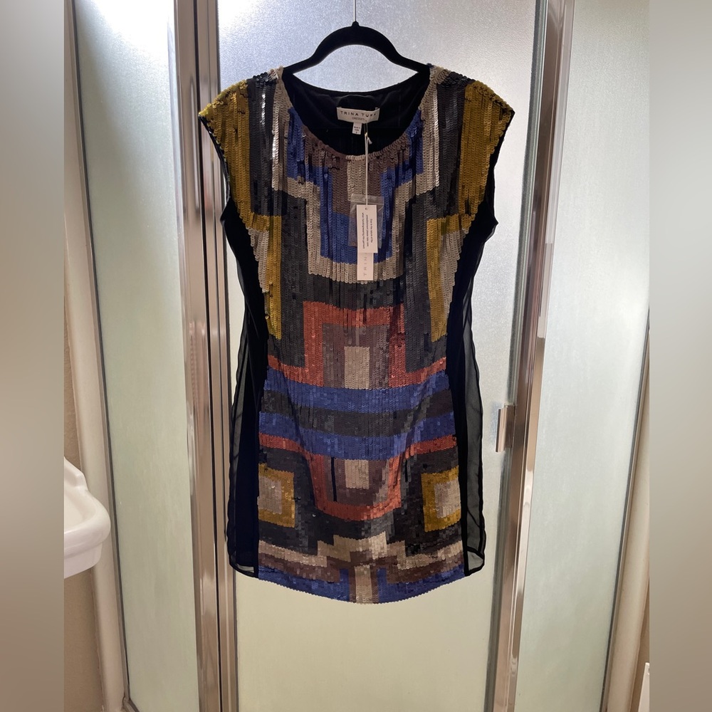 Trina Turk- Sequin Dress made in India